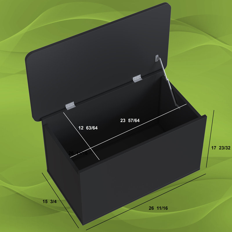 Rolling Storage Chest –, Black