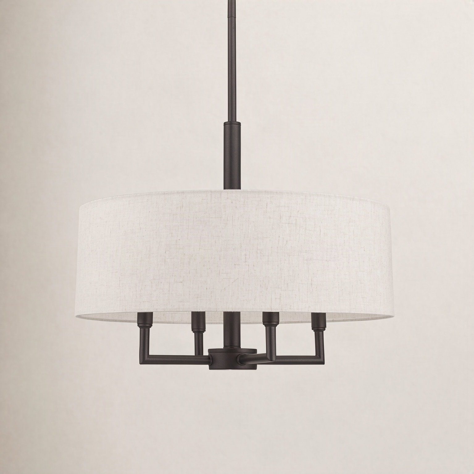 Flaire 4-Light Chandelier, English Bronze