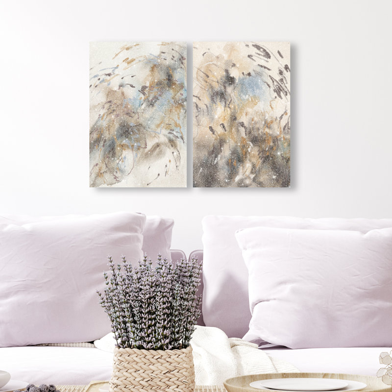 Mindfulness Set Set by Oliver Gal, 48"H x 32"W, Gallery Wrapped