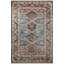 Tapis décoratif multicolore à motif frangé et motif traditionnel traditionnel-373754926
