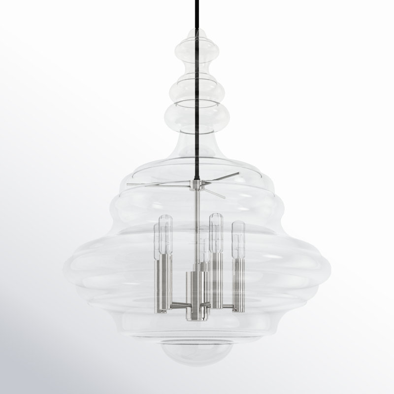 Washington 5 - Light Pendant, Polished Nickel