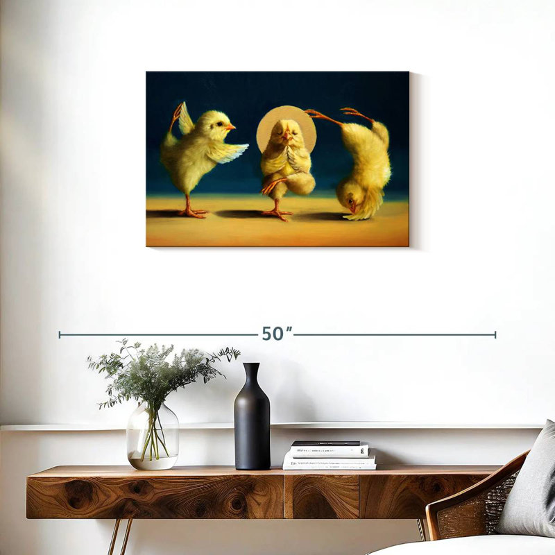 Yoga Chicks Three, H 20 po x l 30 po