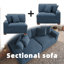 Corduroy Modularl Sofa