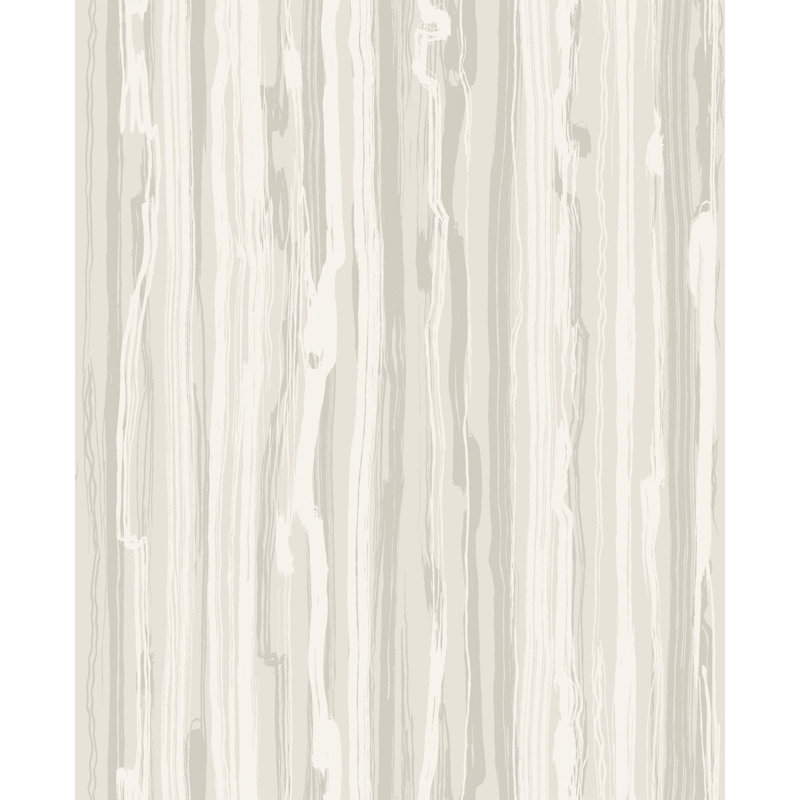 Curio Strand Abstract Wallpaper Roll, White