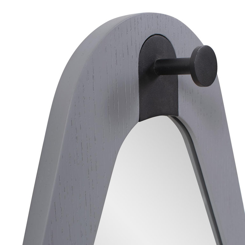 Saldar Solid + Manufactured Wood Wall Mirror