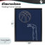 Cadre flottant Basketball Lines Contour, design par Marcus Prime-1972754211-1972754209