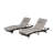 Outdoor Wicker Long Reclining Chair Set Of 2 , Wicker Reclining Lounge Chair Lawn Sunbathing Chairs Recliner Up To 150°  Beach Poolside Garden-1878417869