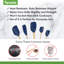 Ensemble de 5 spatules en silicone Tovolo Flex-Core avec poignées en bois naturel pour la cuisson et la cuisson, Cayenne-63383752