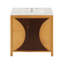 Meuble-lavabo de style moderne 30 pouces avec lavabo 30 po Mid-Century