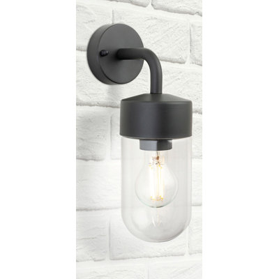 10cm H Outdoor Armed Sconce