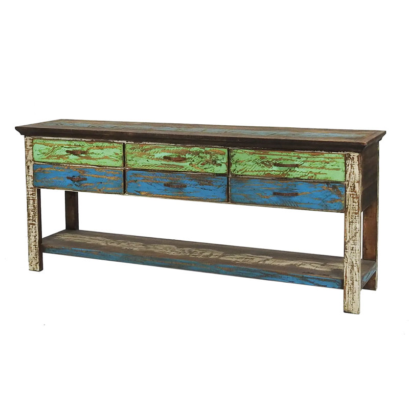 Console en bois massif 72 po Dianabasi