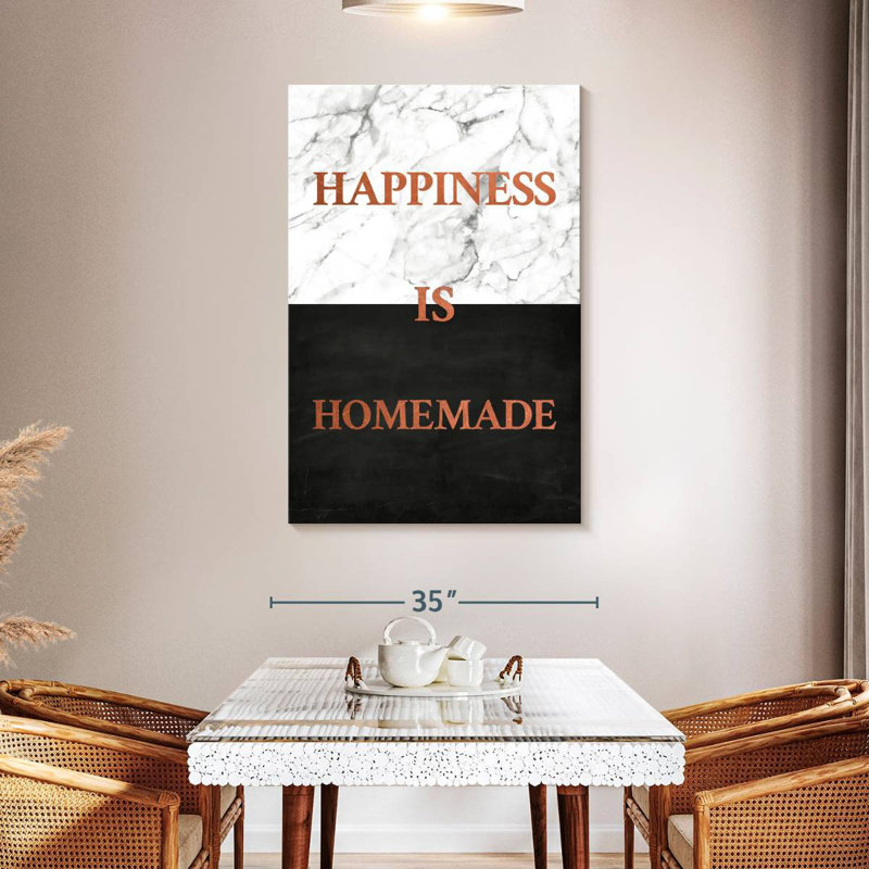Happiness Is Homemade Typography I