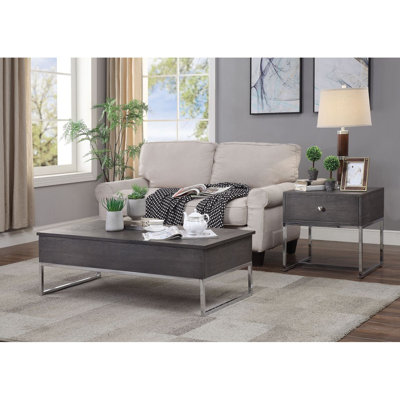 Table basse avec plateau relevable