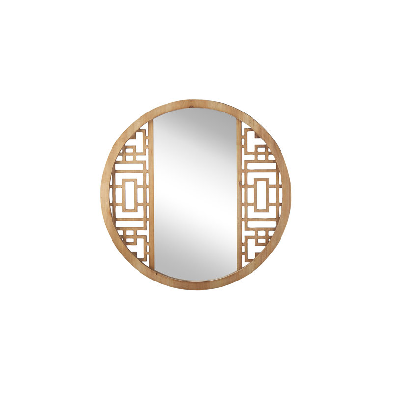 Encinoso Wood Flat Wall Mirror