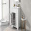 Meuble-lavabo 30 po avec comptoir d'évier, meuble-lavabo avec porte et deux tiroirs, planches en MDF, bois massif, un paquet, blanc