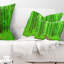Pathway in Bright Green Forest - Coussin décoratif imprimé forêt-89808513-29895519