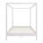Solid Wood Canopy Bed Frame Four Poster Platform Bed With Slats Support, No Box Spring Needed, Bed Frame-665198173