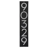 Floating Modern 6" Number Vertical Address Plaque (5 Characters)