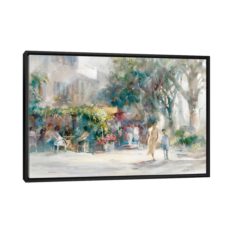 « shading sunday », impression sur toile, H 18 po x l 26 po x P 1,5 po, Toile avec cadre noir, Pas de tapis