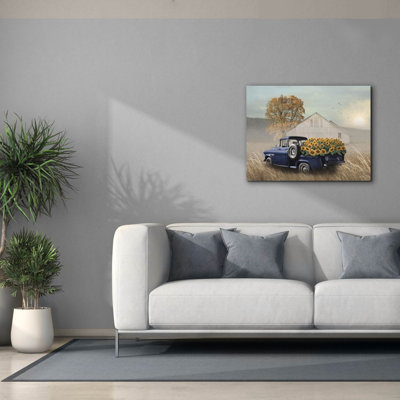 «Sunflower Harvest» par Lori Deiter, art mural sur toile