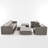 Patio Conversation Set with Cushions-22167757