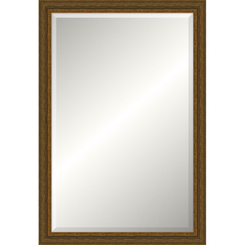 Miroir de plancher en bois massif Walden, 37,75 po x 25,75 po, Rectangulaire