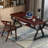 Solid Wood Steel Writing Desk-970640268