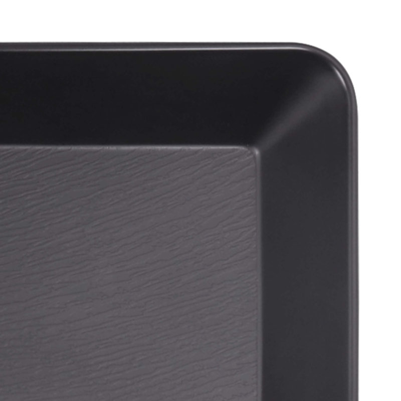 Elite Global Solutions Melamine Tray, Black