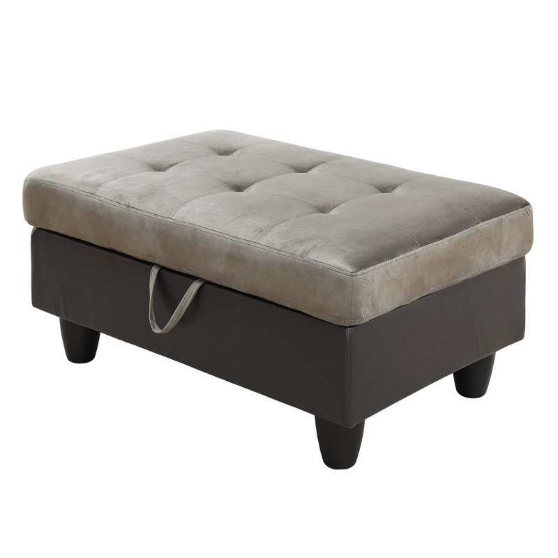 Repose-pieds Breux, Polyester gris