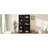 Piece Bookcases With Storage, Mdf Modern Curved Display For Home