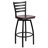 Lomonaco Swivel Upholstered Counter Stool with Metal Frame-33495679