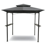 Pavillon de jardin en acier pour barbecue l 8 pi. x P 5 pi.