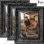 Cadre photo noir 3 pièces Clean Line pour photos et tablettes de chambre 5 po x 7 po-168543349-168543337-168543336
