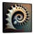 Black Floater Framed Canvas