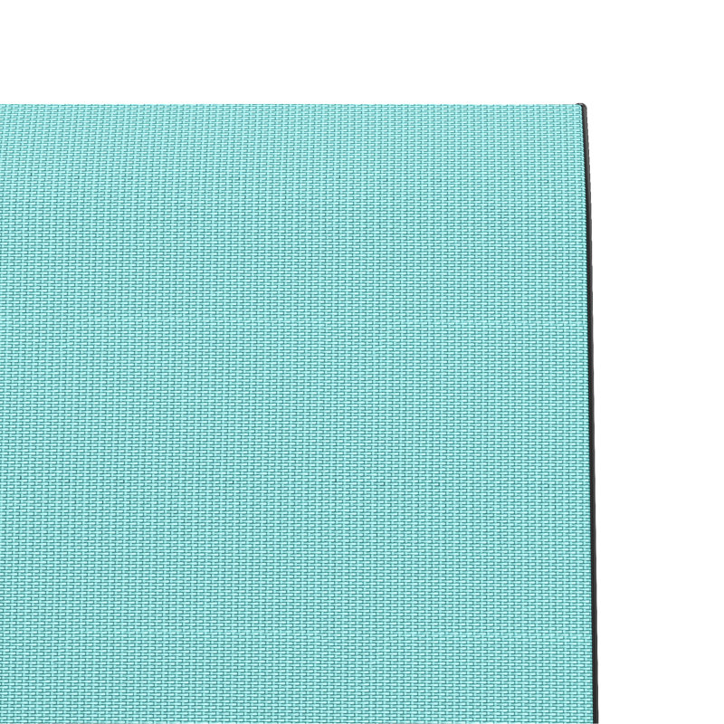 Ensemble de 4 chaises de salle à manger d'extérieur - Siège large, capacité de 350 lb - Structure en métal Teslin imperméable et résistante à la rouille - Support lombaire ergonomique - Idéal pour la terrasse, le restaurant, la salle de banquet