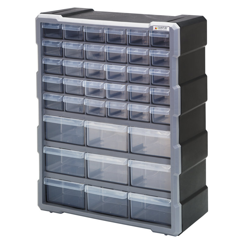 Bac de rangement en plastique