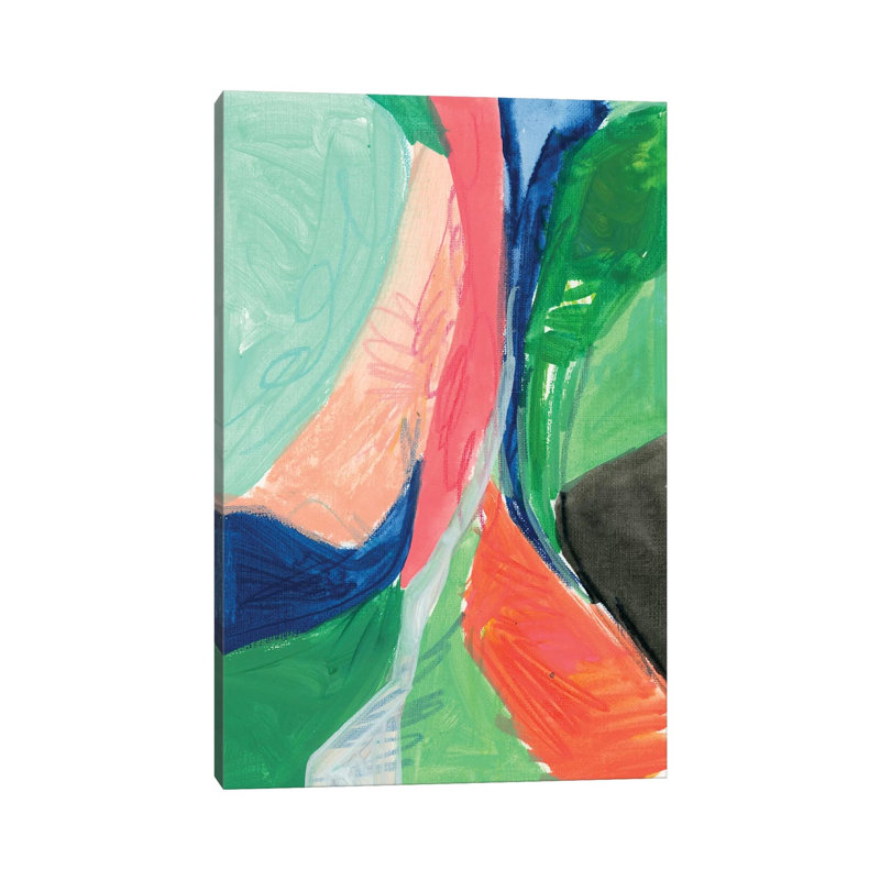 Painterly Color Block by Joy Ting - Wrapped Canvas Gallery-Wrapped Canvas Giclée, 66.04 cm H x 45.72 cm W
