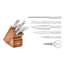 WÜSTHOF Gourmet White 12-Piece Knife Block Set, Acacia-2047755573