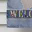 Polyester 2 côtés 40 x 28 po welcome drapeau maison-73943090
