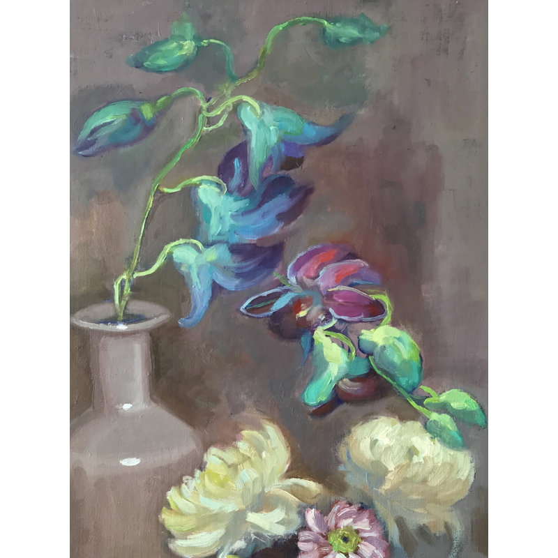 Rythme divin | Huile sur toile | Par Manushalini Nandwani