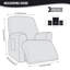 Housse de fauteuil inclinable avec poches 1-2-3-353110863