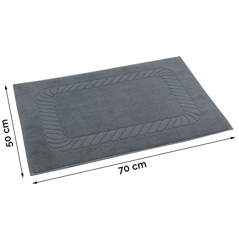 Bath Rug, Grey