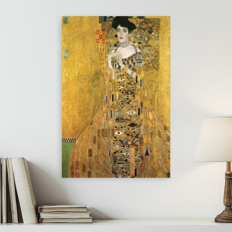 «Portrait of Adele Bloch-Bauer I», impression d'art mural classique et moderne, H 24 po x l 16 po