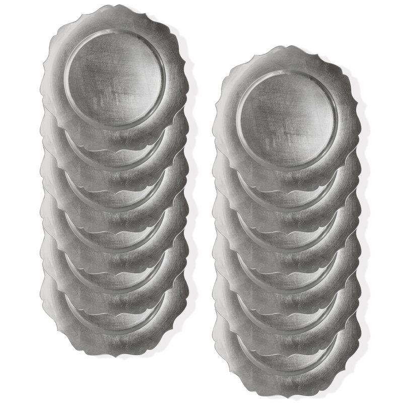 Plat de service 13 po, Argent
