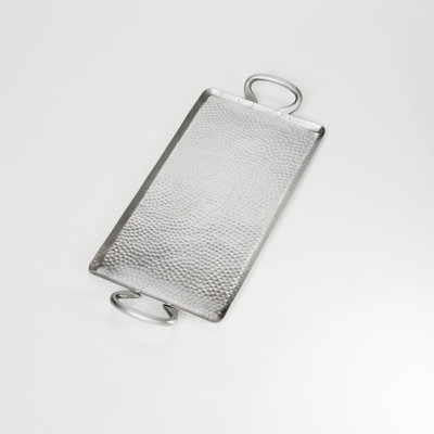 GRILLE, acier inoxydable, martelé, grand