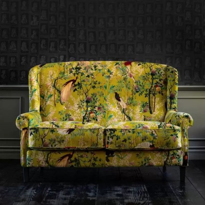 Creative Retro Fabric Sofa