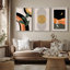 Reproduction d'art encadré sur toile Mid-Century-70252432-70252416