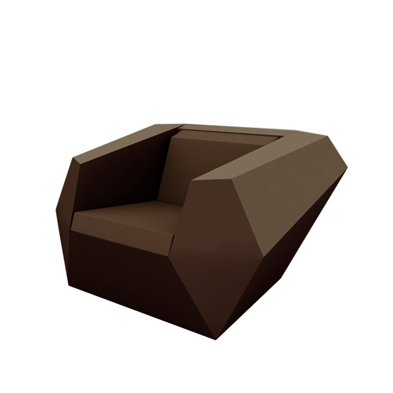 Faz - Resin Lounge Chair - Basic, Bronze