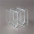 S-Curve End Table, Clear Acrylic Side Table for Living Room, Modern Accent Table-1112267882