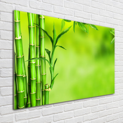 Bamboo - No Frame Print on Glass